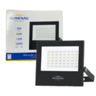 Refletor Led Slim 50w Branco Quente 3000k Ip66 Luz Amarela