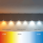 Refletor Led Smd Carcaça Preta 20w Em   Bivolt Aluminio Branc