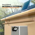 Refletor Led Solar 100w Com Placa Solar E Controle Remoto – I