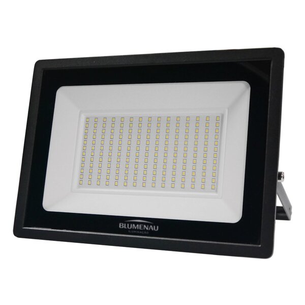 Refletor Led Tech Alumínio 150w Bivolt 3000k Blumenau Preto