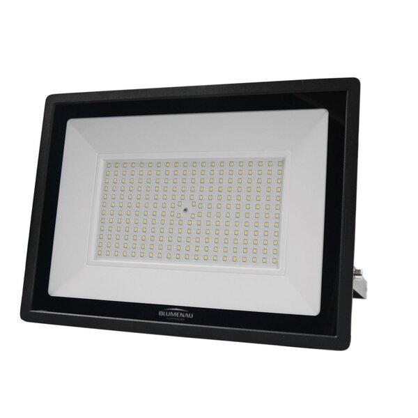 Refletor Led Tech Alumínio 200w Bivolt 3000k Blumenau Preto