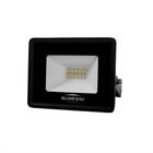 Refletor Led Tech Blumenau Alumínio Ip65 10w Preto 3000k 7610