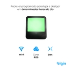 Refletor LED Wifi Inteligente 50W RGB Bivolt