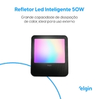Refletor LED Wifi Inteligente 50W RGB Bivolt