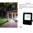 Refletor Move Preto 10w Luz Branca Lorenzetti