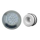 Refletor Pq Led Smd Rgb 5w Inox C/ Adaptador De Led-brustec