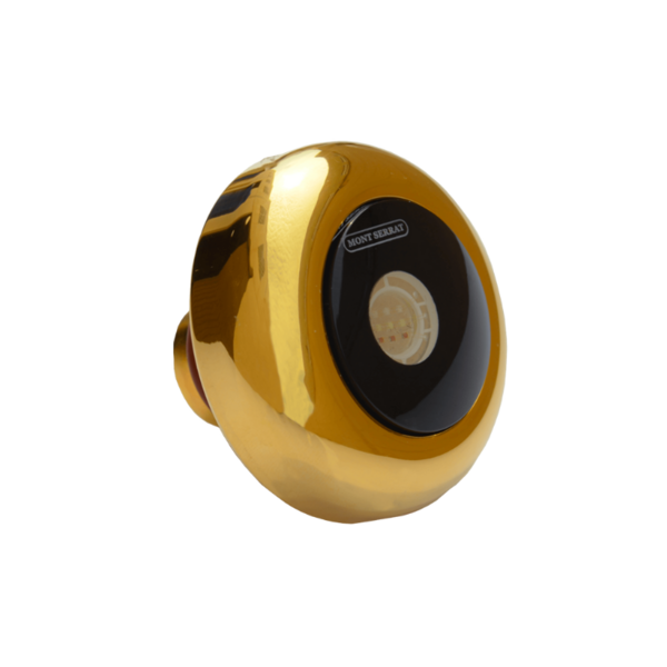 Refletor Redondo Mono 3400k Maxx Ouro Gold Inox 316 Ouro 24k