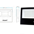 Refletor Slim 150w Branco Frio Avant