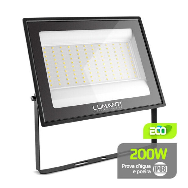 Refletor Smart Eco Led 200w 5500k Autovolt - Lumanti