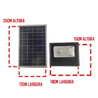 Refletor Solar 50w Kit 2 Uni Luminaria Holofote Energia Placa