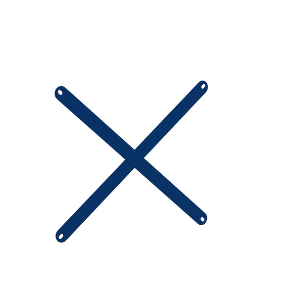 Reforco Fundo P/ Estante De Aço 92 Cm Pandin - Azul Del Rey