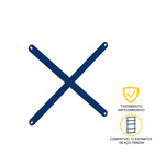 Reforco Fundo P/ Estante De Aço 92 Cm Pandin - Azul Del Rey