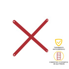 Reforco Fundo P/ Estante De Aço 92 Cm Pandin - Vermelho