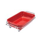 Refratário Em Porcelana Com Suporte Em Aço Cromado Vianagrés