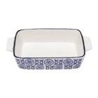 Refratário Em Porcelana Lyor Royal 24 5x15x5 5cm Azul