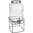 Refresqueira Com Suporte Metal Home&co Vidro 8l 45x21x21cm Tr