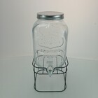 Refresqueira Com Suporte Metal Home&co Vidro 8l 45x21x21cm Tr