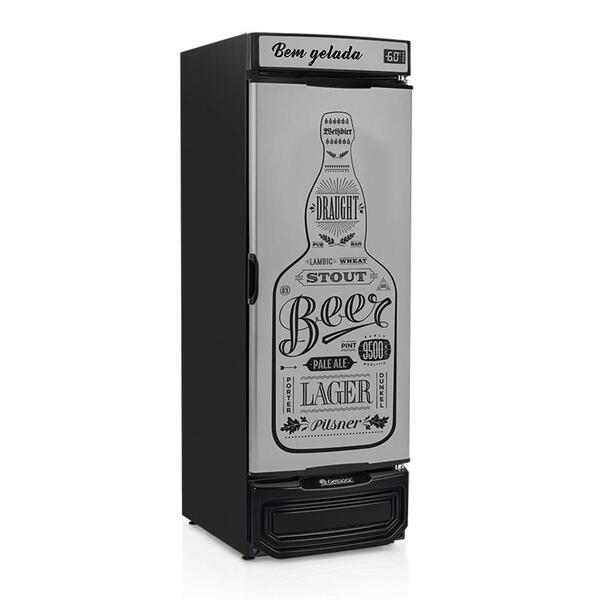 Refrigerador De Bebidas Gelopar 572 Litros Preto 220v 50-60hz
