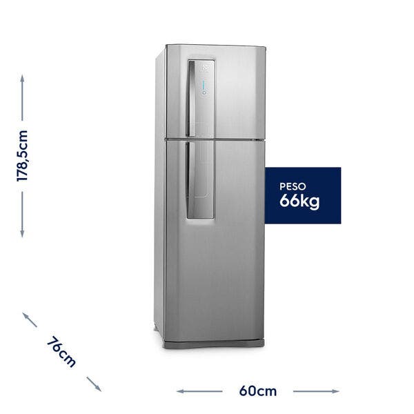 ＦＡＭI ＲIＡＲ　 Refrigerador Electrolux Frost Free 382 Litros Inox Df42x - 220