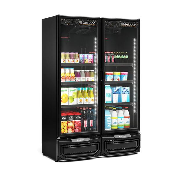 Refrigerador Expositor Gelopar 957 Litros Preto 127v Gcvr-950