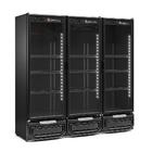 Refrigerador Expositor Vertical 1468 Litros Preto 127v Gelopa