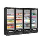 Refrigerador Expositor Vertical 1950 Litros Preto 220v Gelopa