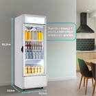 Refrigerador Expositor Vertical Hq 200 Litros Frost Free Bran