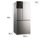 Refrigerador Multidoor Efficient Electrolux De 03 Portas Fros