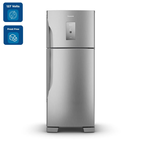 Refrigerador Panasonic Duplex Frost Free 435 Litros Cinza