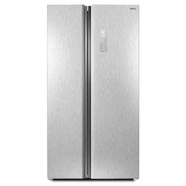 Refrigerador Philco Inverter 489 Litros Side By Side Inox Prf