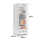 Refrigerador Vertical Degelo Automático 570 Litros Porta De V