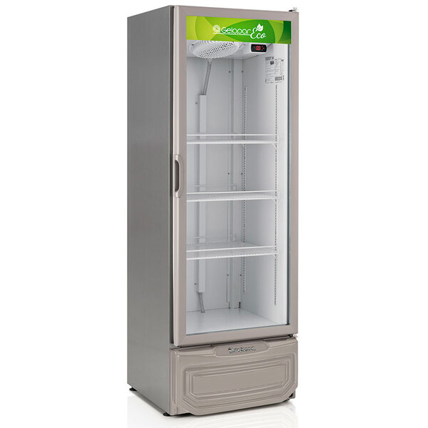 Refrigerador Vertical Ecológico 220v Grvc-40-gelopar - Inox