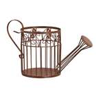 Regador Decorativo Flores Marrom