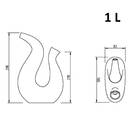 Regador Funcional E Decorativo Lira 1 Litro  Cimento