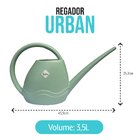 Regador Plástico Uban 3,5L West Garden
