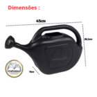 Regador Universal 10 Litros Metasul Preto