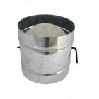 Registro / Dumper Galvanizado Para Chaminé De 115 Mm De Diâme