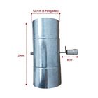 Registro Damper 5 Polegadas P/ Forno De Pizza, Churrasqueira