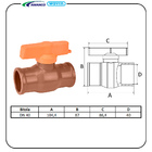 Registro De Esfera Monobloco Dn 40 Amanco