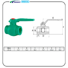 Registro De Esfera Ppr Dn32 Amanco