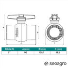 Registro De Esfera Roscável 2 Irriga Viqua