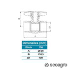 Registro De Esfera Soldavel 100mm Viqua