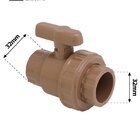 Registro De Esfera Soldável 32mm Com União Krona - Unico