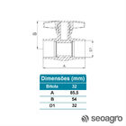 Registro De Esfera Soldável 32mm Irriga Viqua