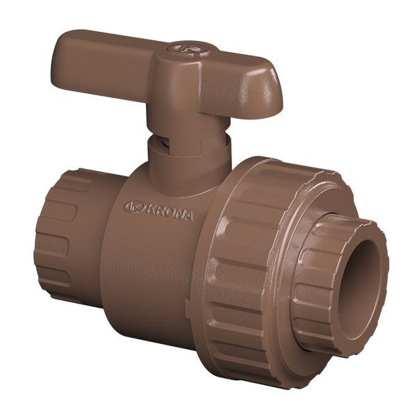 Registro De Esfera Soldável 40mm Com União Krona - Unico