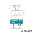 Registro De Esfera Soldável 75mm Viqua