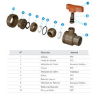 Registro De Esfera Soldável Com União 40mm - Fortlev