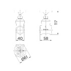 Registro de Gaveta Rotativo 1" Docol