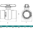 Registro Esf Viqua Sold A 1-2" (20mm) 1030101