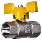 Registro Esfera Aço Carbono Cor Natural Utilização para Gás Diâmetro 1/2 Polegada NPT 1/2 Polegada NPT Jackwal